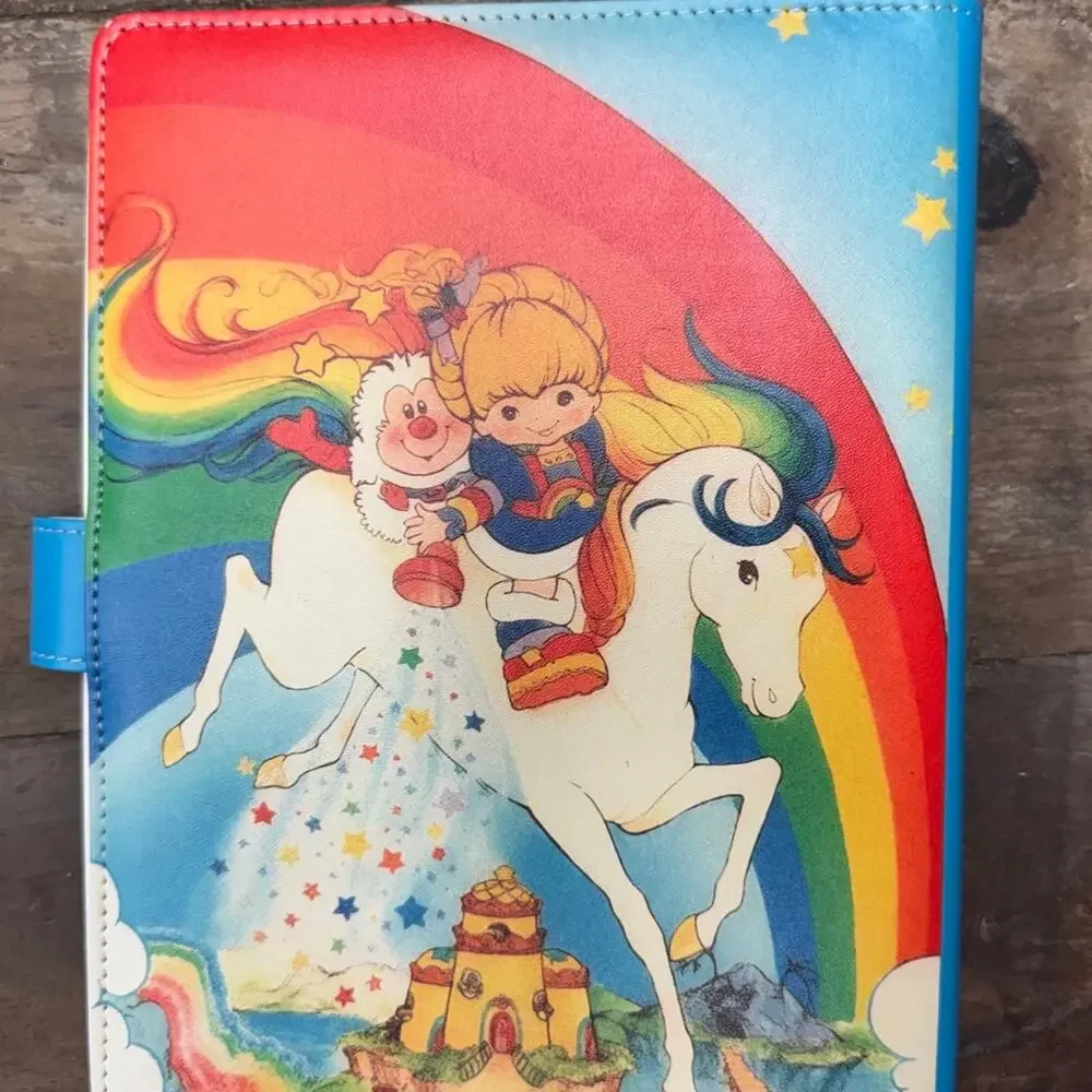 Rainbow Brite ring binder